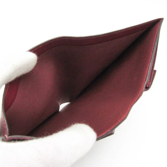 HERMES Red Leather Wallet - Picture 5 of 13